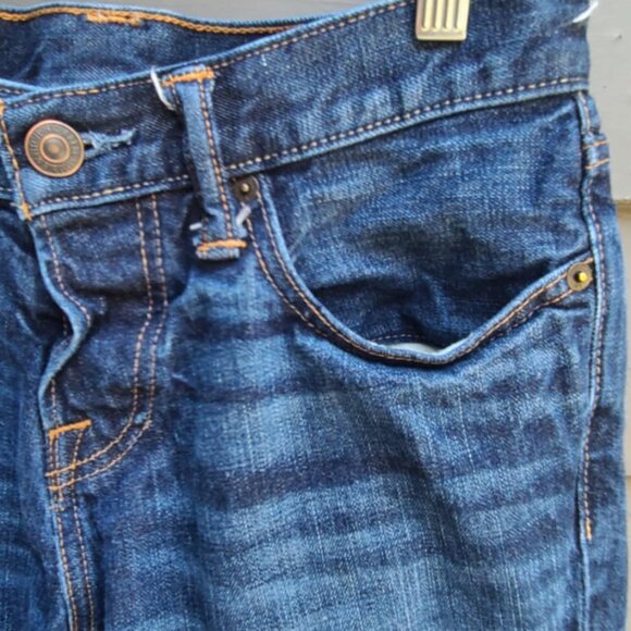 Mens Abercrombie Classic Straight Jeans size 28 x 30 Button Down Fly - Picture 8 of 12